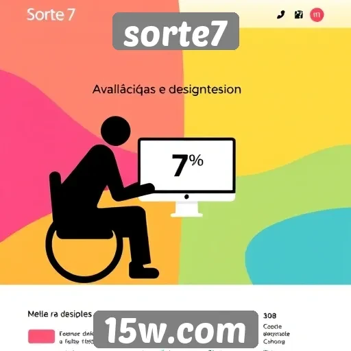 Acessibilidade e design do site Sorte7 são avaliados